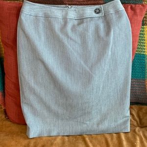 Antonio Melani Grey houndstooth pencil skirt sz 6 with zip back